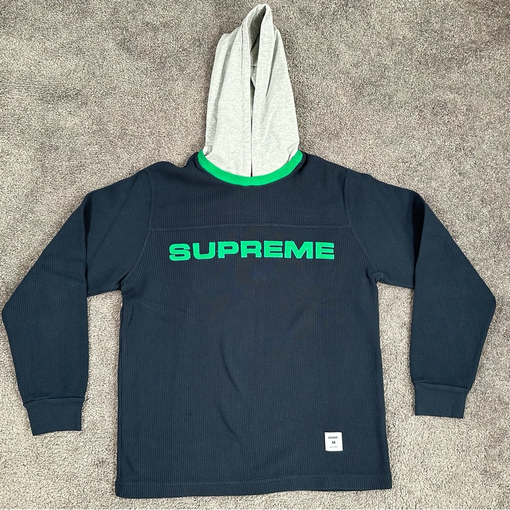 Supreme Hooded Waffle Ringer